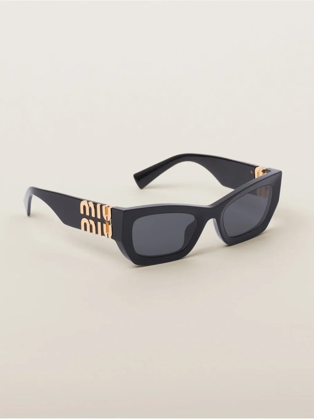 Miu Miu Logo Glimpse Rectangular Sunglasses SMU 09W